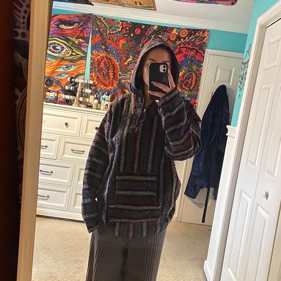 Baja Poncho Drug Rug - Picture 3 of 4